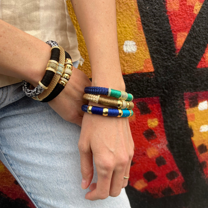 Colorblock Bracelet Casa Azul