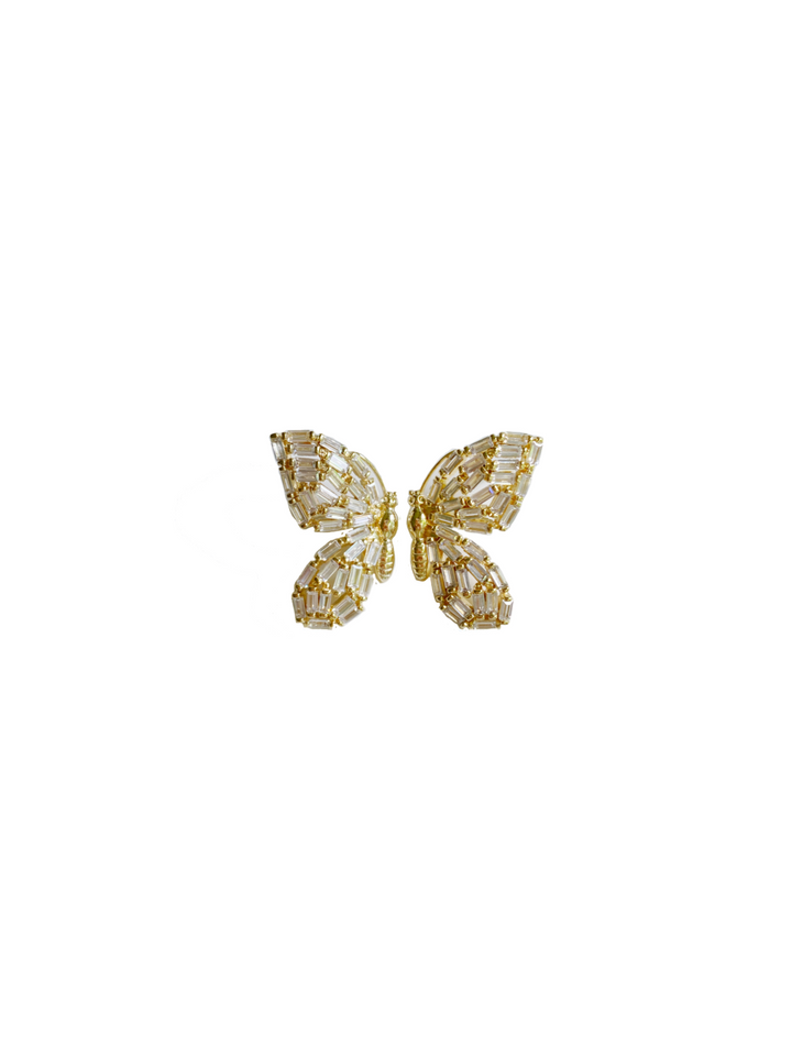 garden butterfly studs
