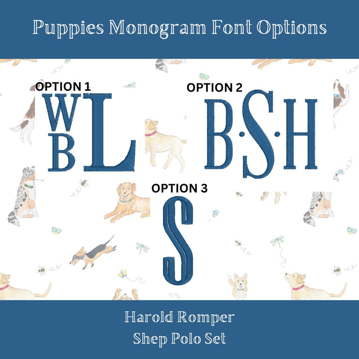 Puppies Pima Harold Romper