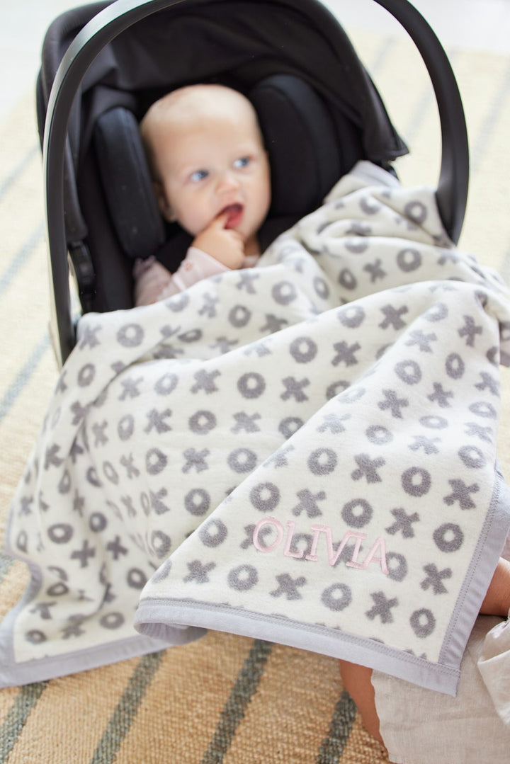 Hugs and Kisses Mini Blanket