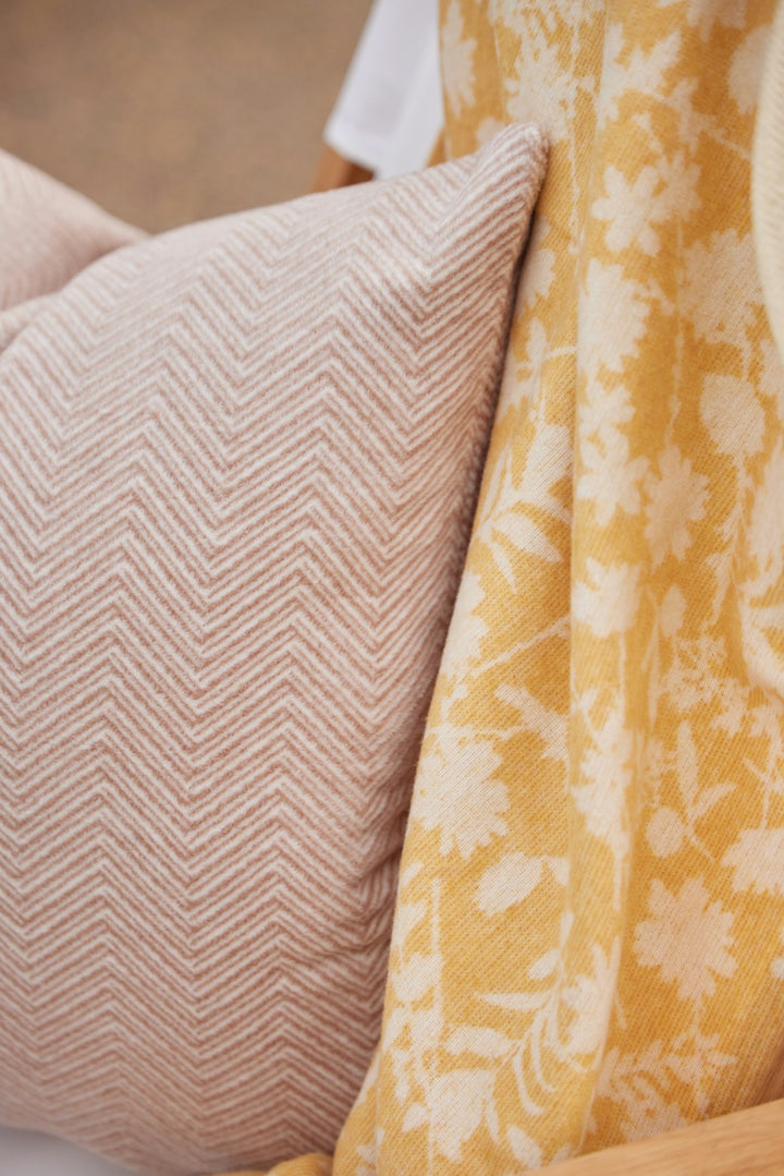 Bayside Herringbone Throw Pillow Covers