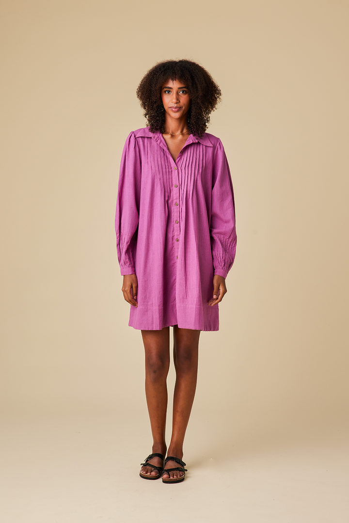 Cala Khadi Cotton Mini Dress