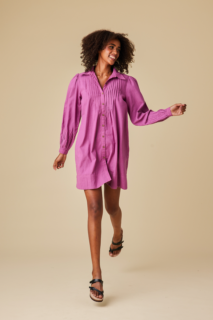 Cala Khadi Cotton Mini Dress