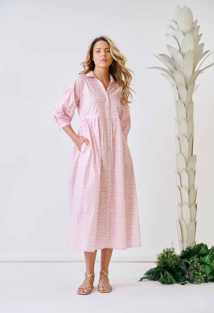 Penne Dress - Porto Pink