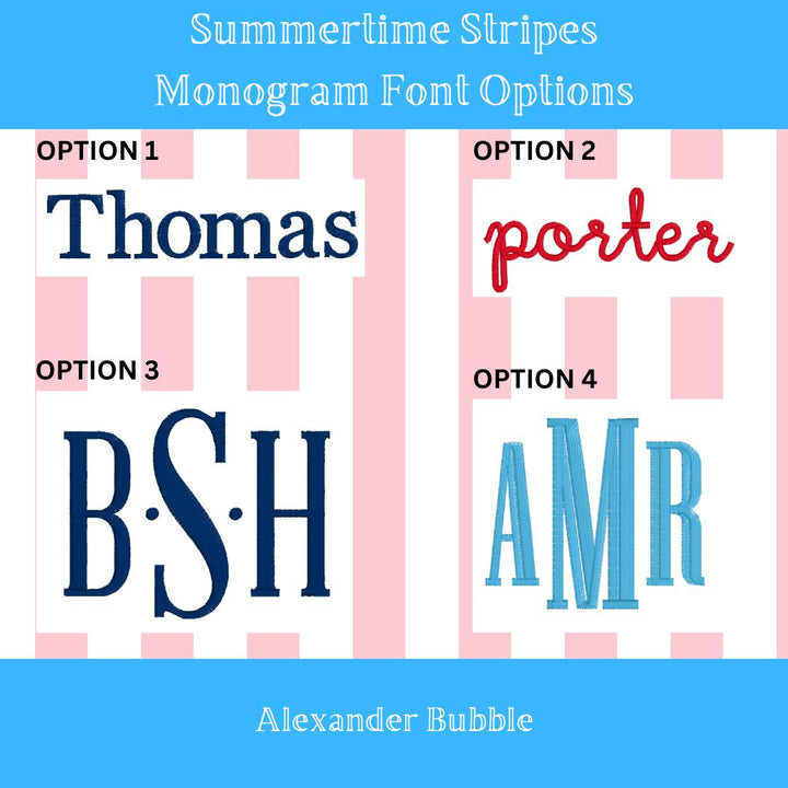 Summertime Stripes Pima Alexander Bubble