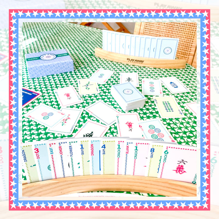 Mahjong Cards + Racks Bundle