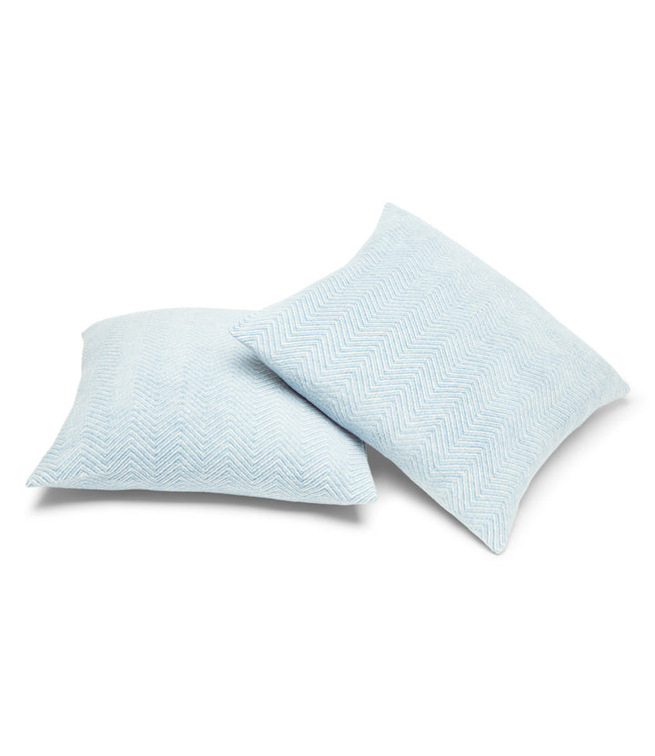Bayside Herringbone Throw Pillow Covers