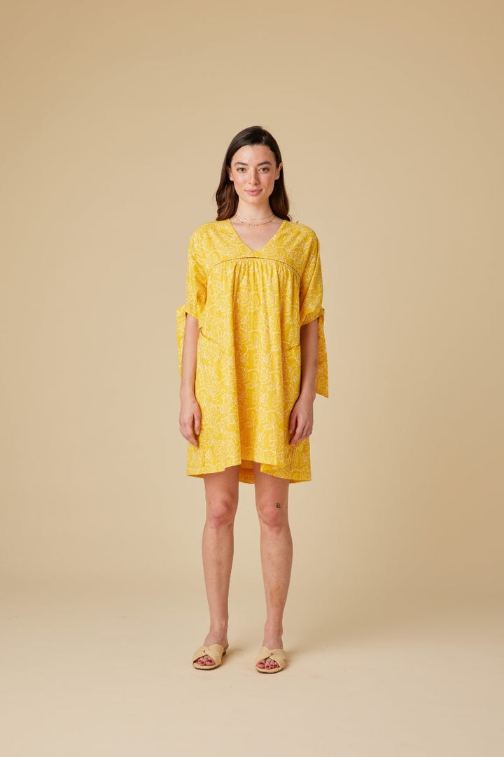 Cassia Organic Cotton Mini Dress