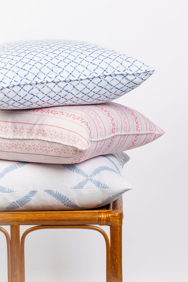 Pillow Cover - Croix, Indigo