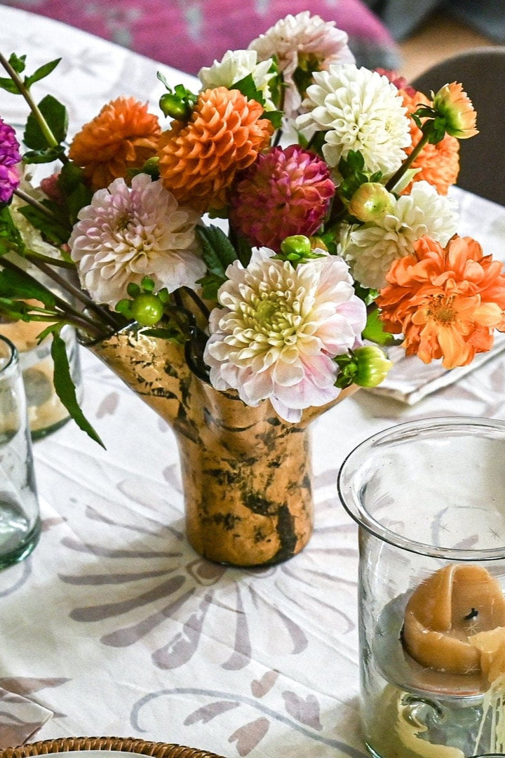 Lettuce Leaf Vase (Gold Leaf)