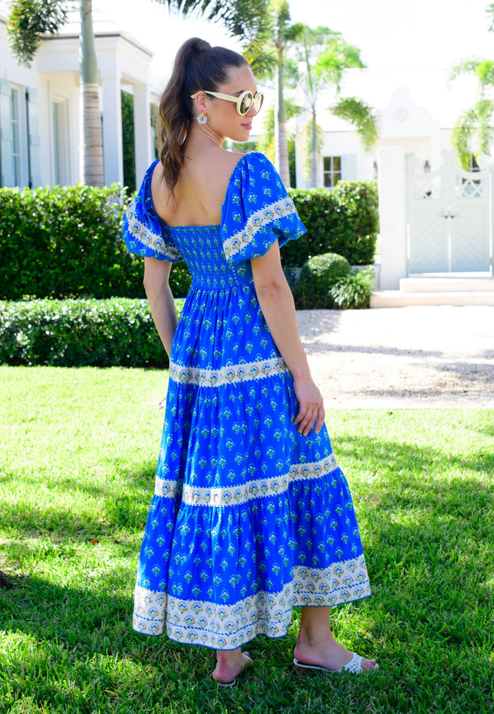 Allie Dress in Tulip Blue