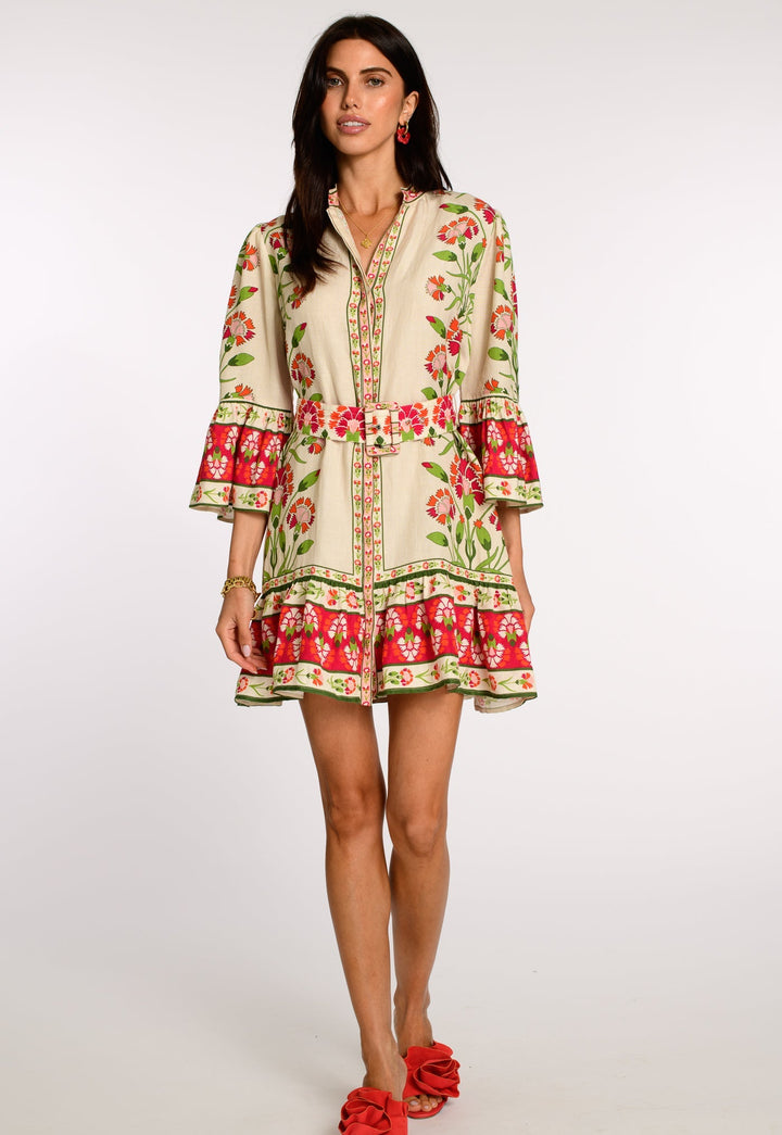 Frances Dress in Indian Flower Ivory