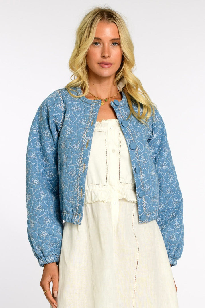 Frankie Bomber in Denim