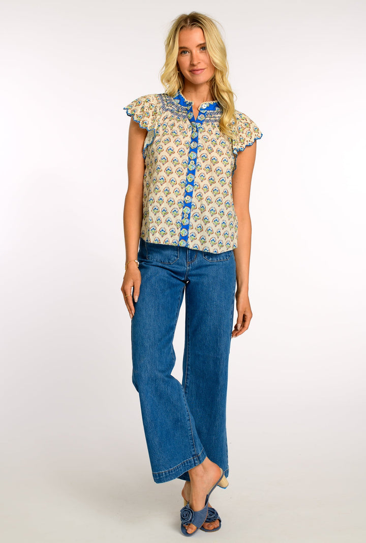Kate Top in Tulip Ivory