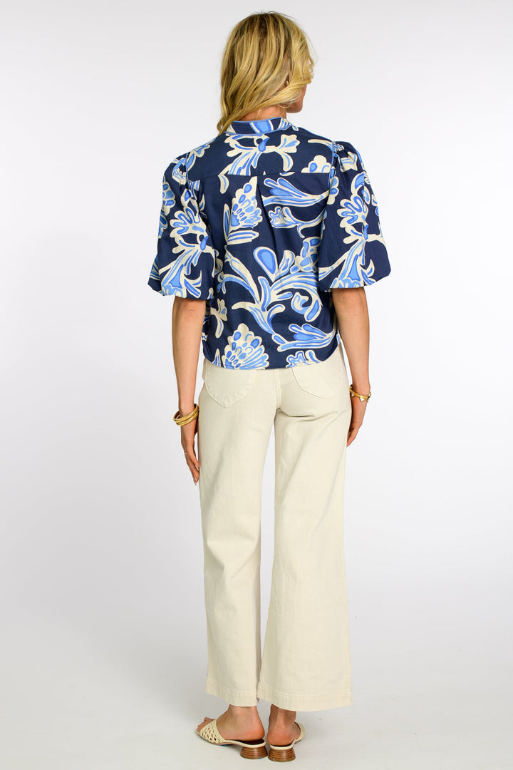 Edie Top in Grand Entrance Navy