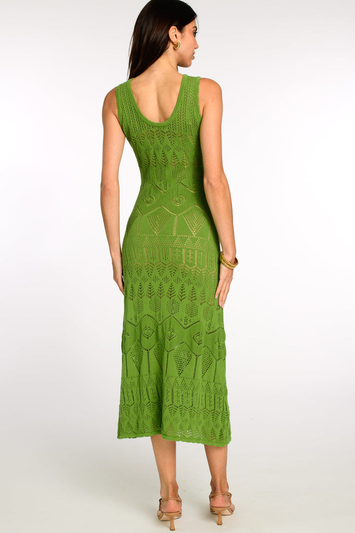 Willow Sweater Dress in Kelp Forest