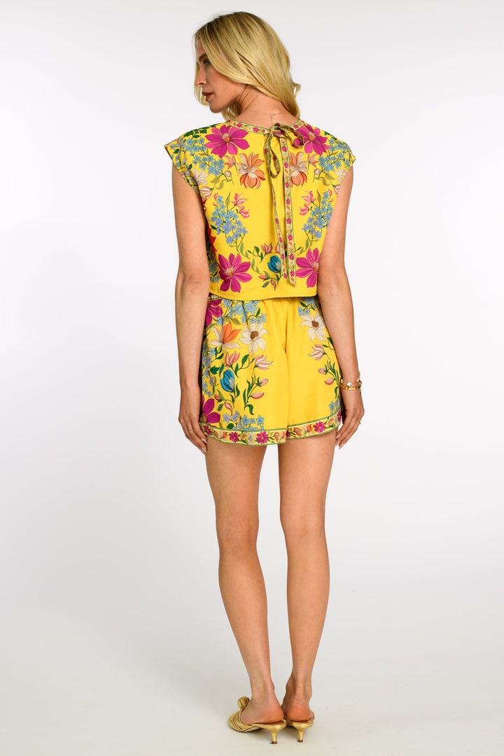 Charlie Shorts in Tapestry Yellow