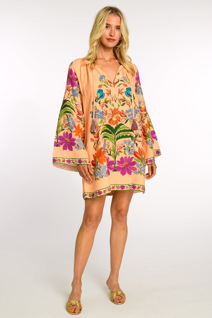 Chelsea Dress in Tapestry Peach