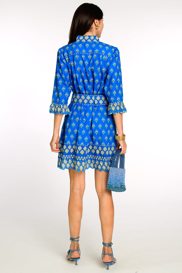 Frances Dress in Tulip Blue