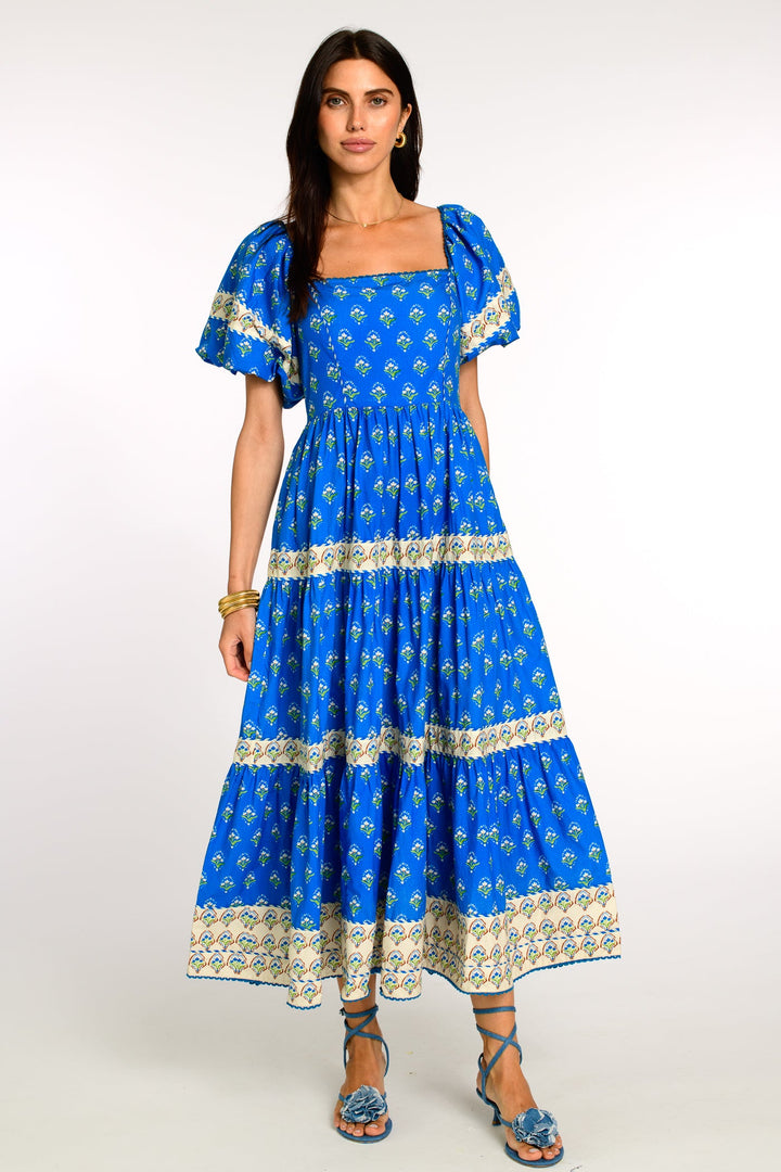 Allie Dress in Tulip Blue