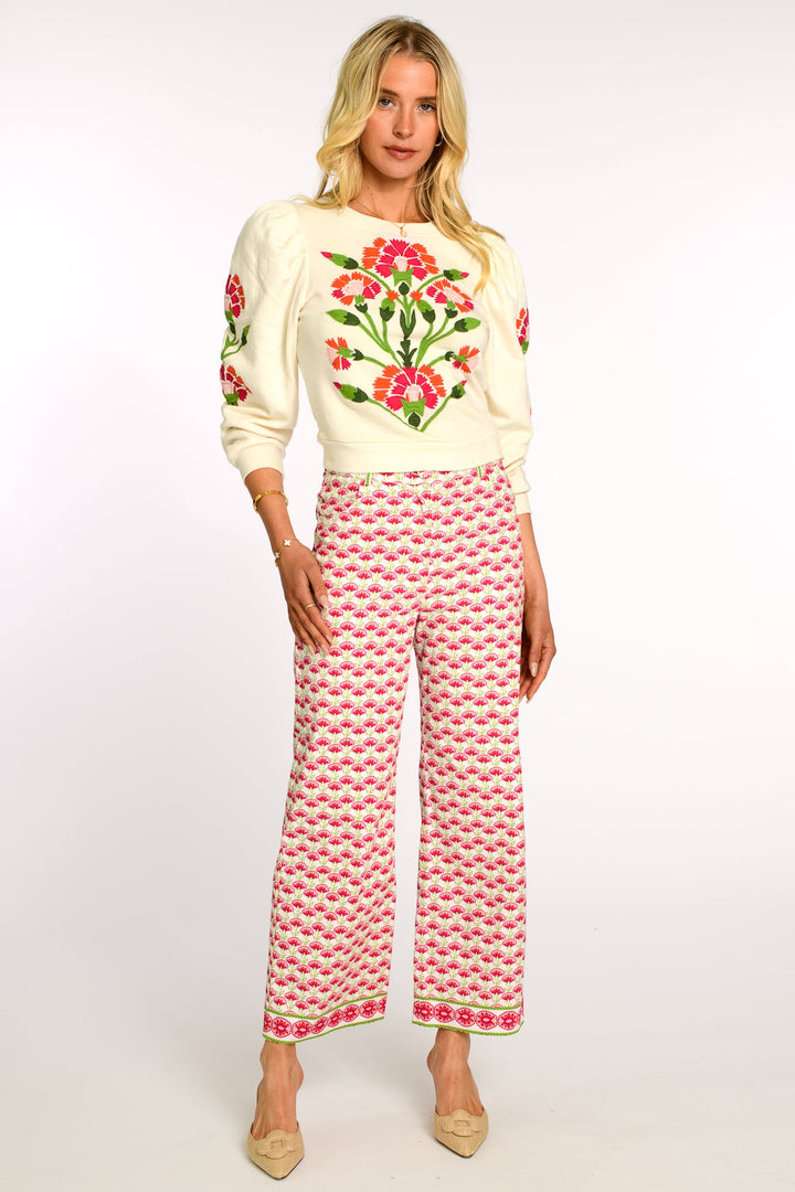 Tilda Pants in Fan Flower