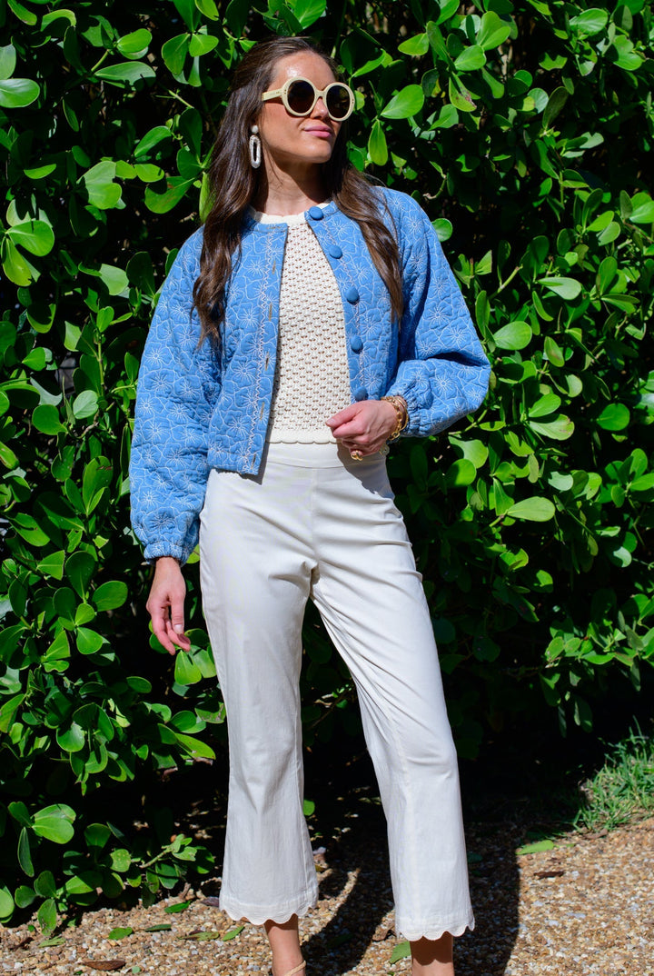 Frankie Bomber in Denim