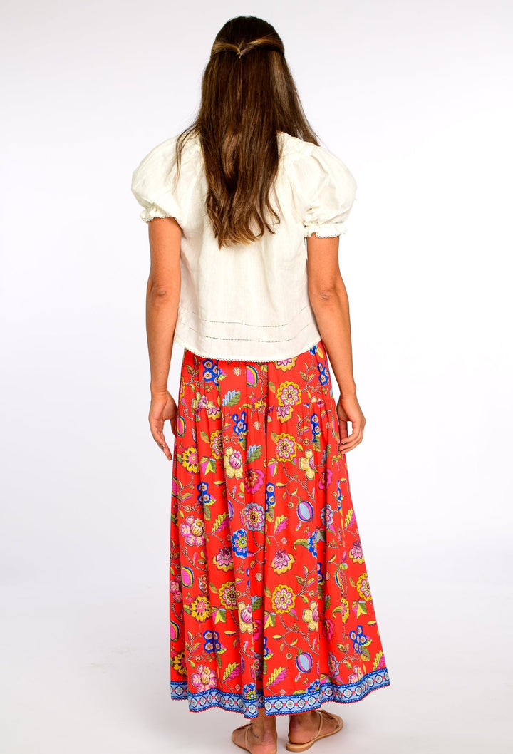 Kiki Top in Egret