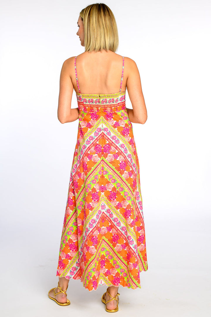 Annalisa Dress in Rosebud Ribbon Stripe
