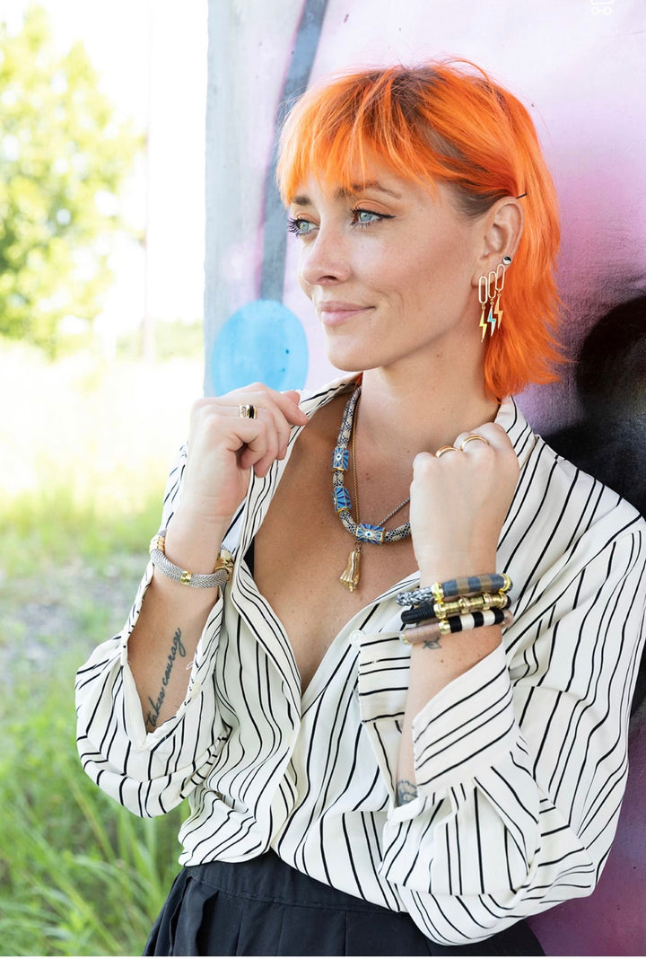 Colorblock Neutral Bracelet
