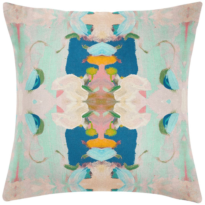 Monet’s Garden Navy 22x22 Pillow