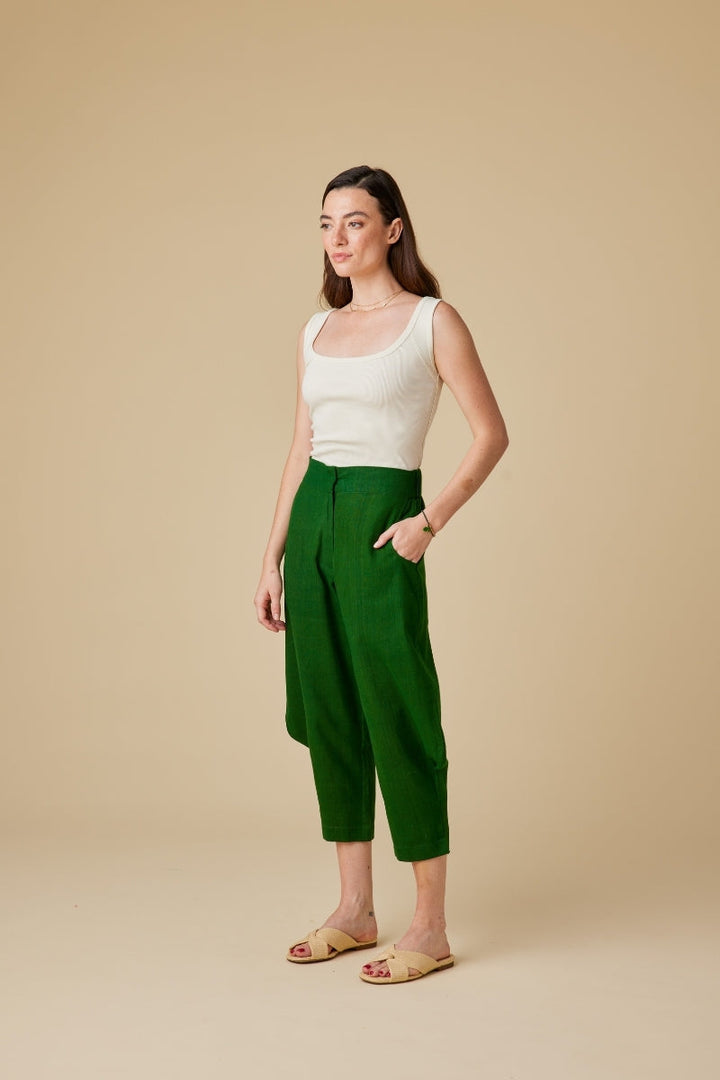 Harlow Khadi Cotton Pants