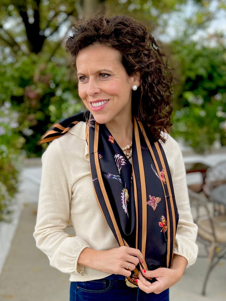Black as Midnight Scarf