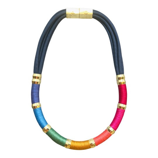 Painters Palette Colorblock Necklace