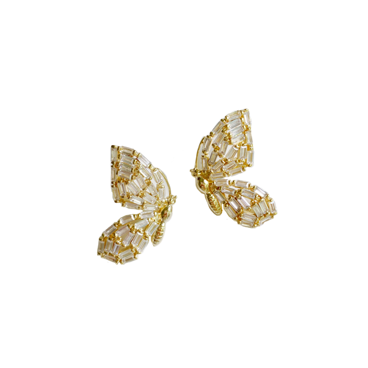 garden butterfly studs
