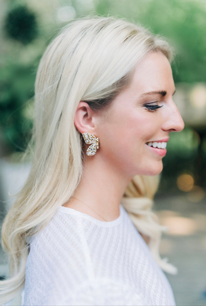 garden butterfly studs
