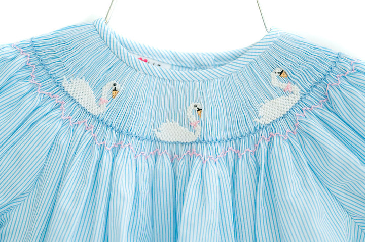 Swans Smocked Helen Dress