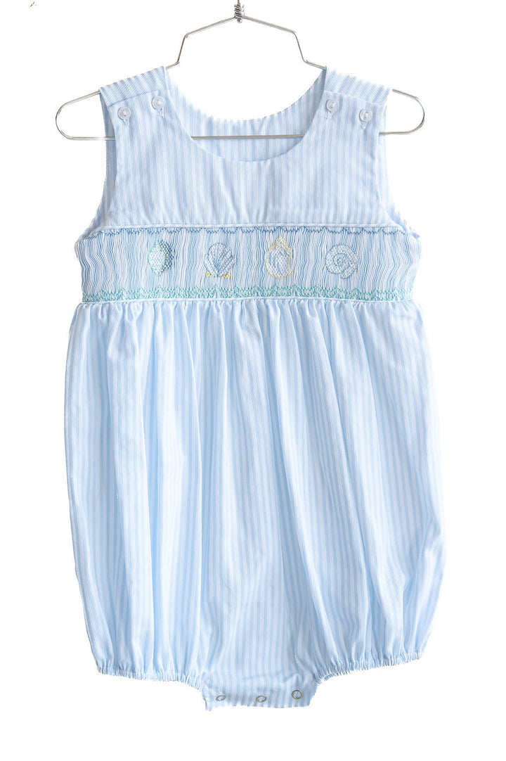 Seashells Smocked Elliot Bubble