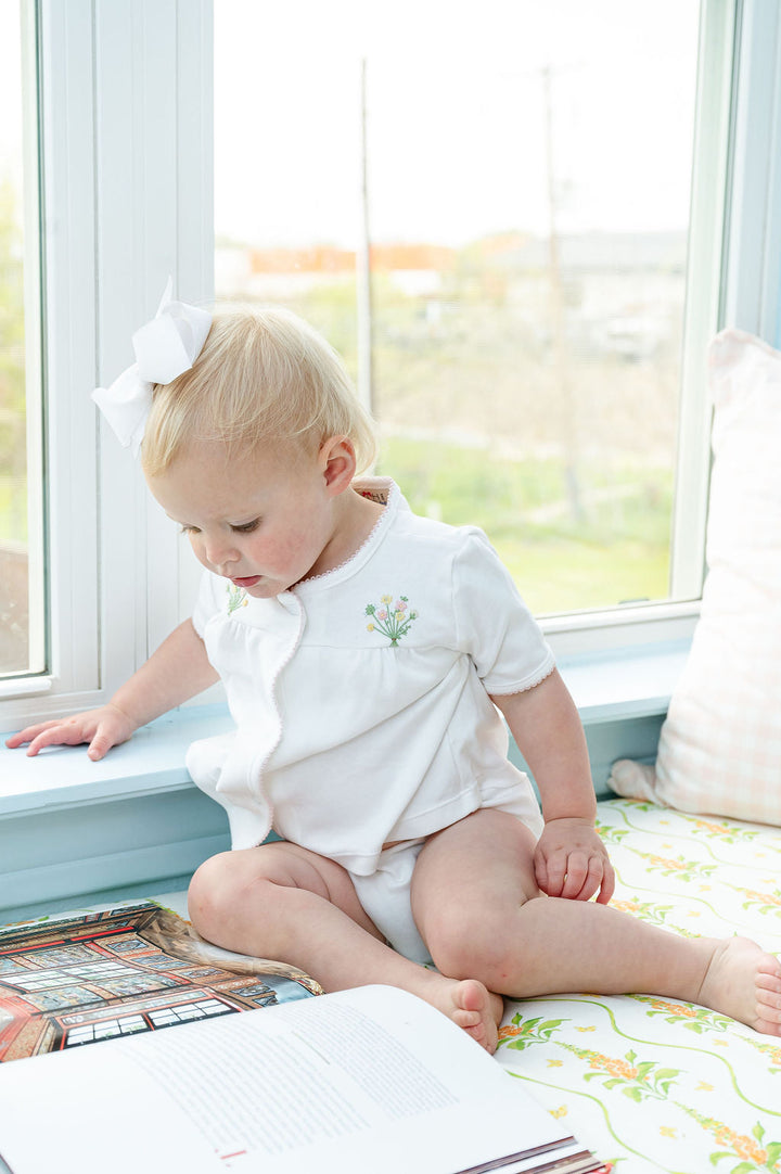 Flower Bouquets Layette Set