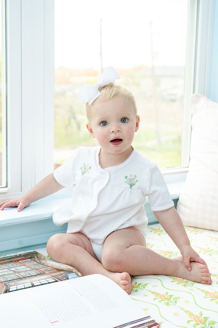 Flower Bouquets Layette Set