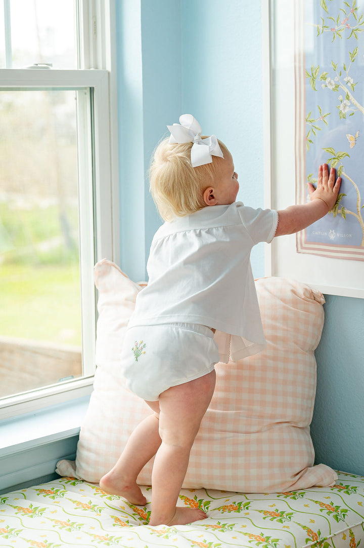 Flower Bouquets Layette Set