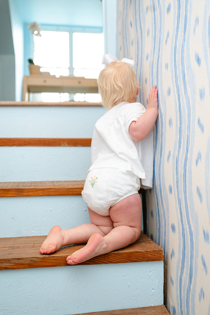 Flower Bouquets Layette Set