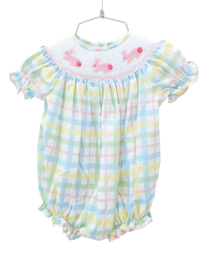 Smocked Easter Bunnies Birdie Bubble