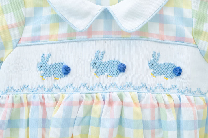 Smocked Easter Bunnies Henry Bubble