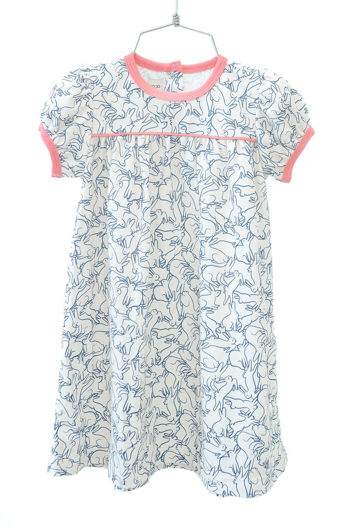 Playful Bunnies Pima Catherine Dress