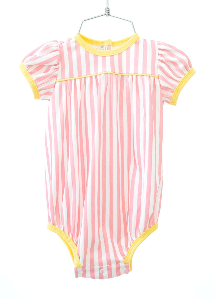 Pink Lemonade Stripes Pima Hallie Bubble