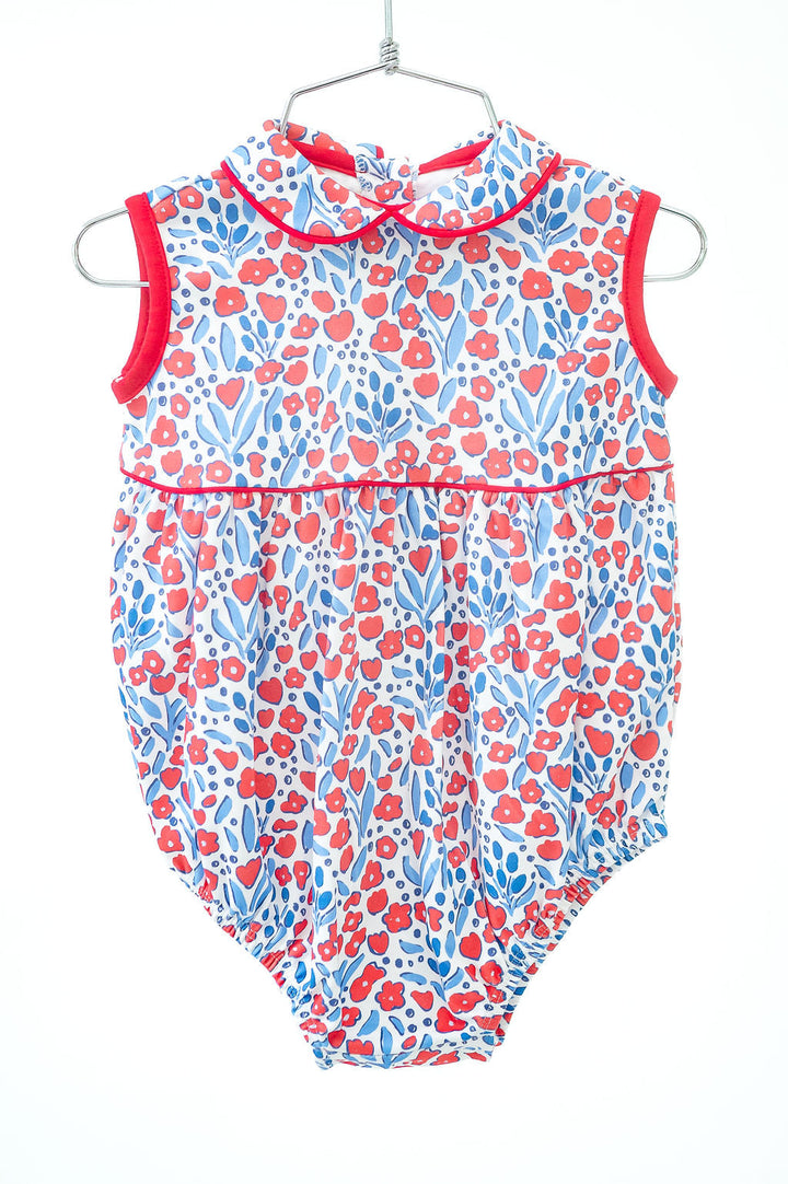 Patriotic Floral Pima Emma Bubble