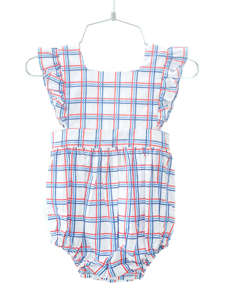 American Plaid Pinafore Bubble