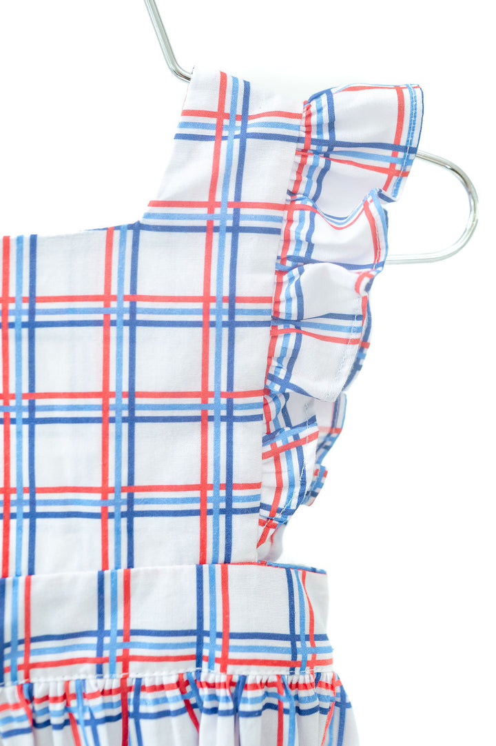 American Plaid Pinafore Bubble