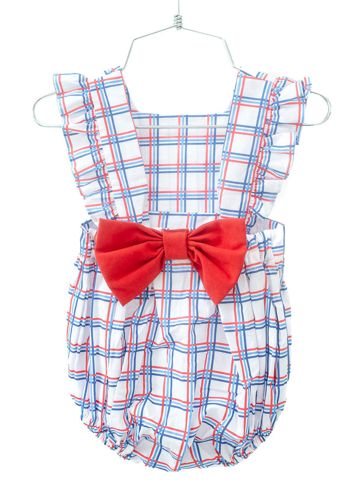 American Plaid Pinafore Bubble