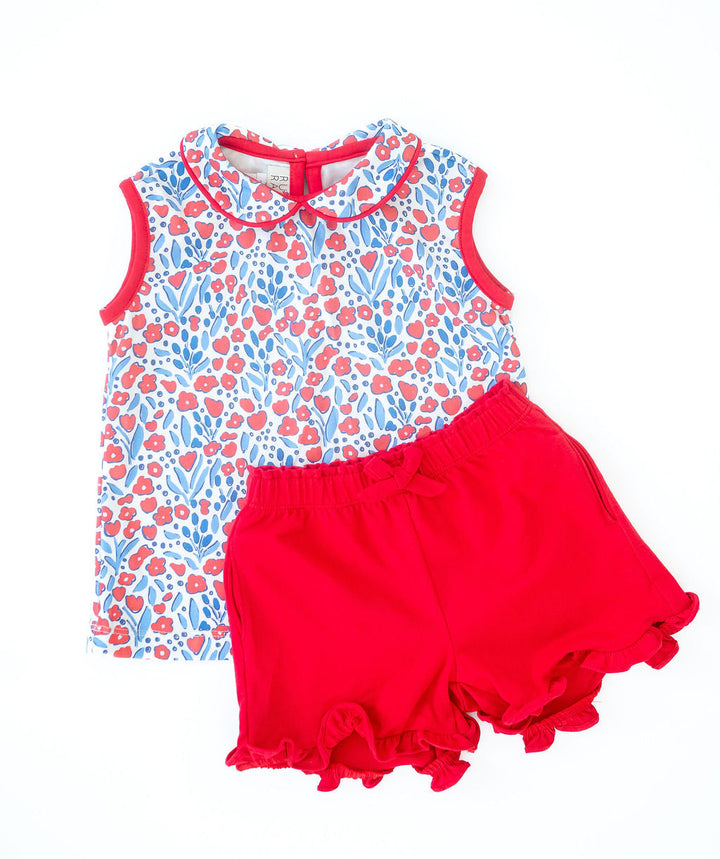 Patriotic Floral Pima Parker Play Set
